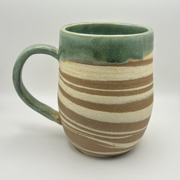 Gunmetal Green Marble Mug